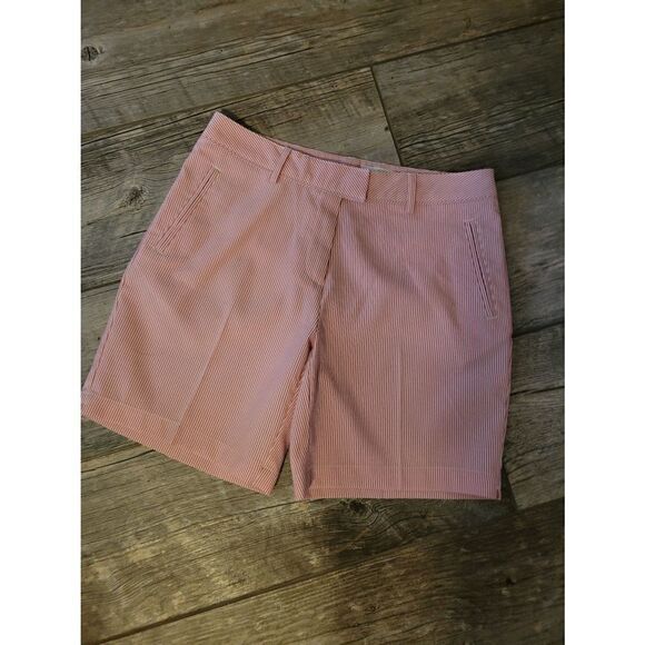 Lady Hagen Striped Golf Shorts - Picture 1 of 4